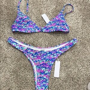 Colorful Floral Bikini Set